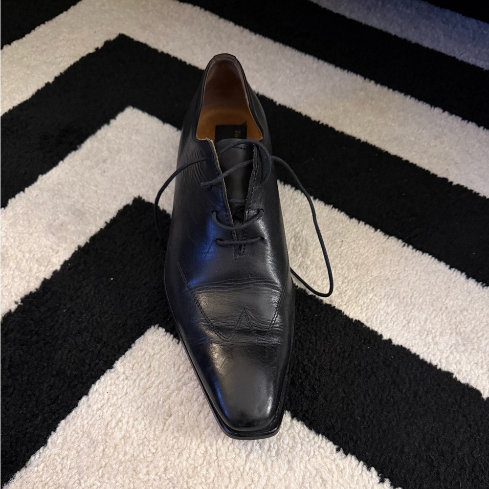 To Boot New York Men’s Black Leather Shoes - Size 10 - Picture 8 of 9